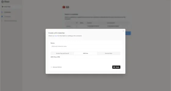 Screenshot of Negere-Fej S3 IAM role configuration with tabs